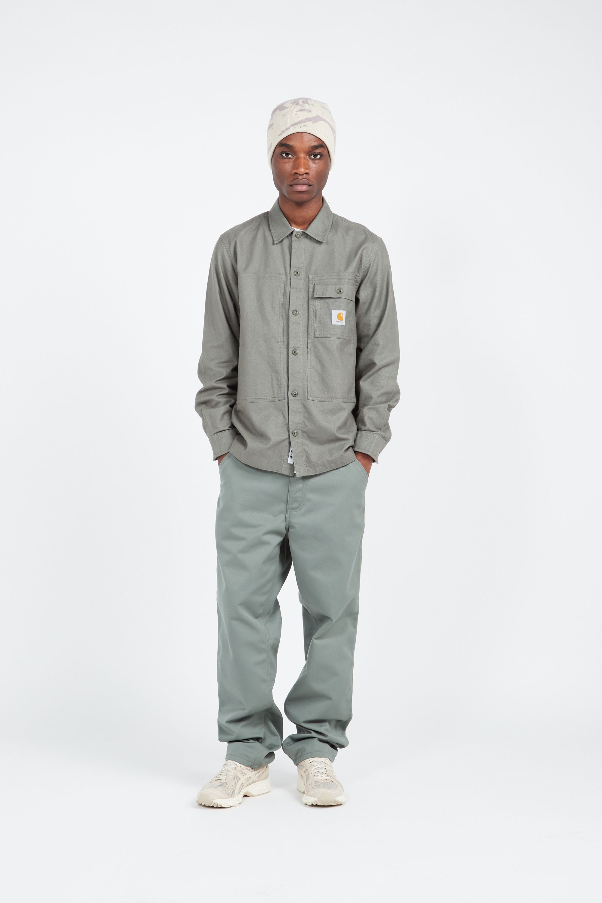 CARHARTT WIP Chemise  L/S Charter Shirt Vert