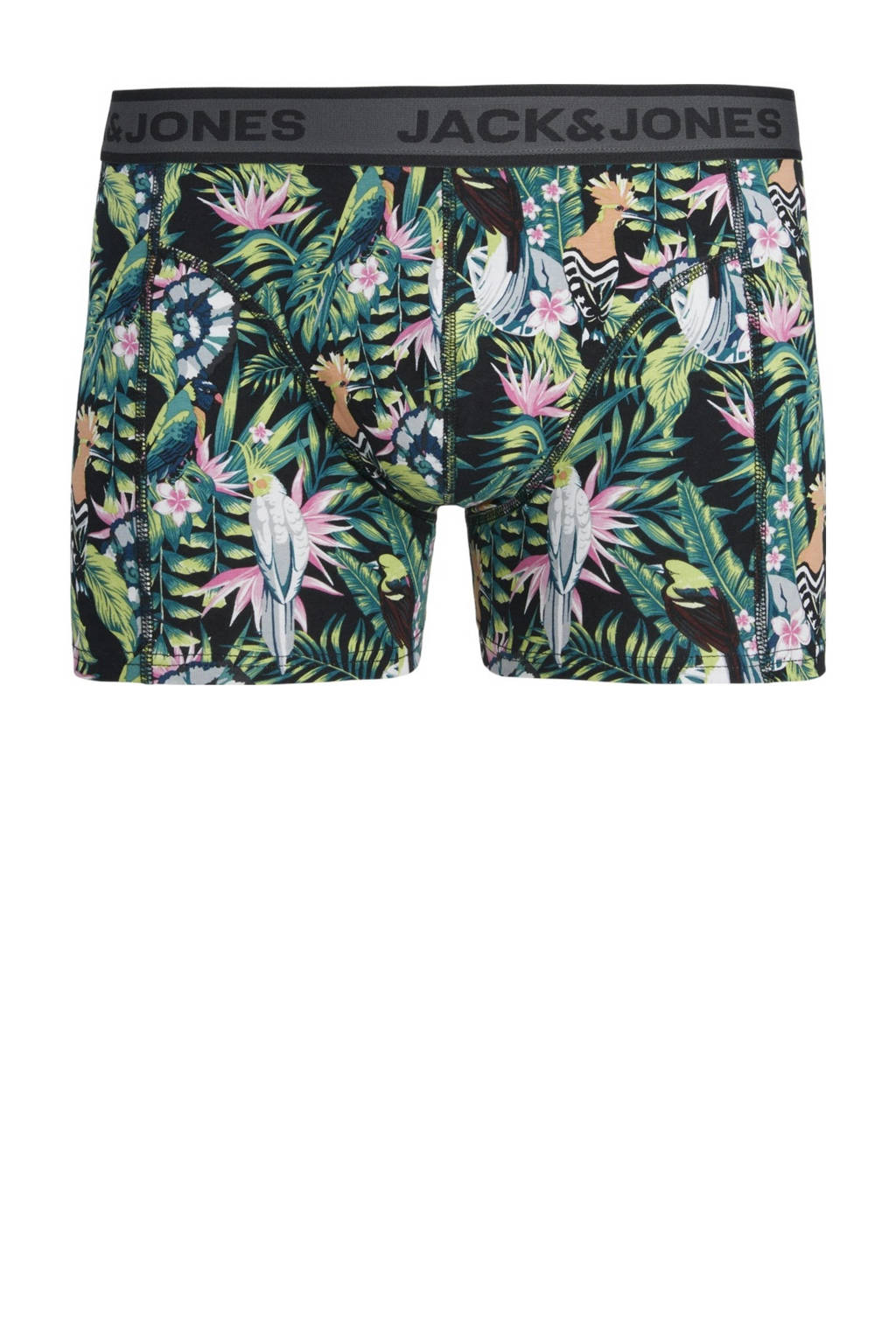 boxershort JACDREW - set van 3 groen/zwart/roze