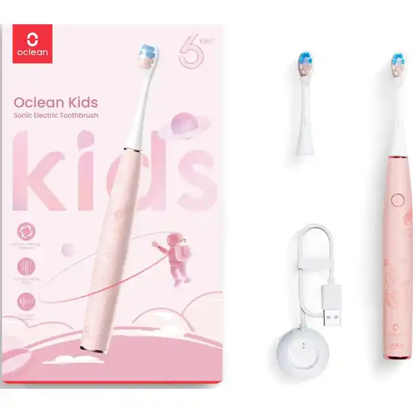 Kids Sonic elektrische Zahnbürste, Pink