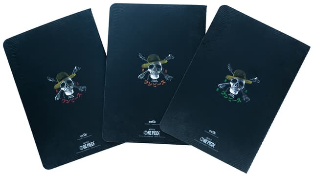 Erik Grupo One Piece papirnotesbog (3-pakke)