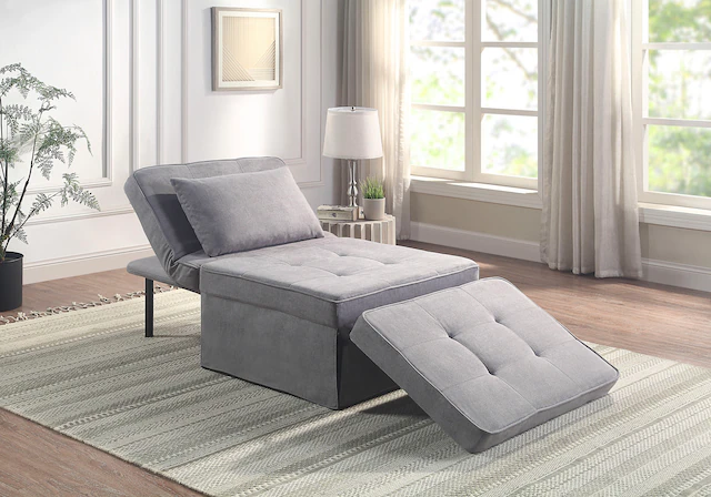 ATLANTIC home collection Schlafsofa »Finn« wandelbar zum Loungesessel, Relaxliege und Gästebett, inkl. Kissen