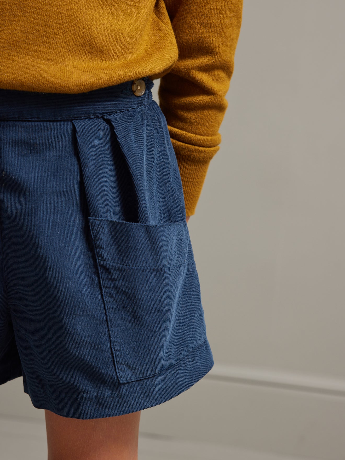 Short Fille en velours