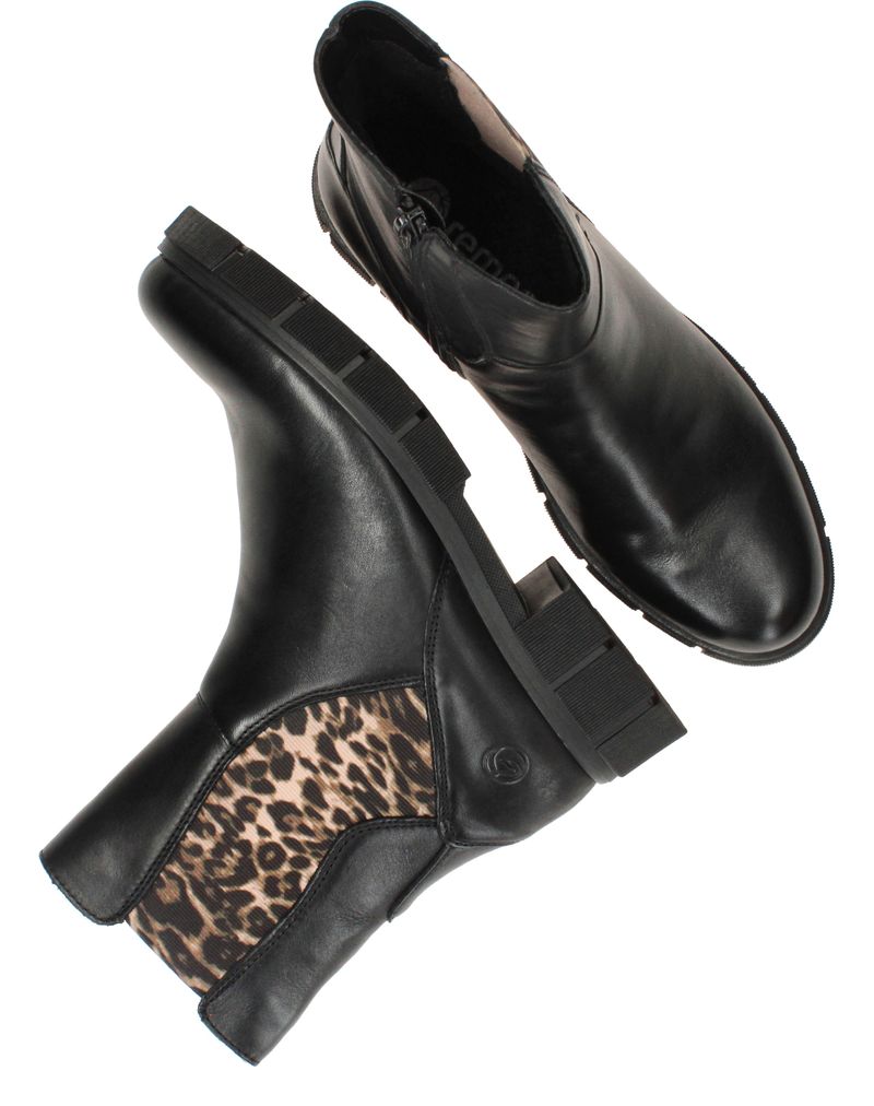Remonte Chelseaboots Zwart Dames