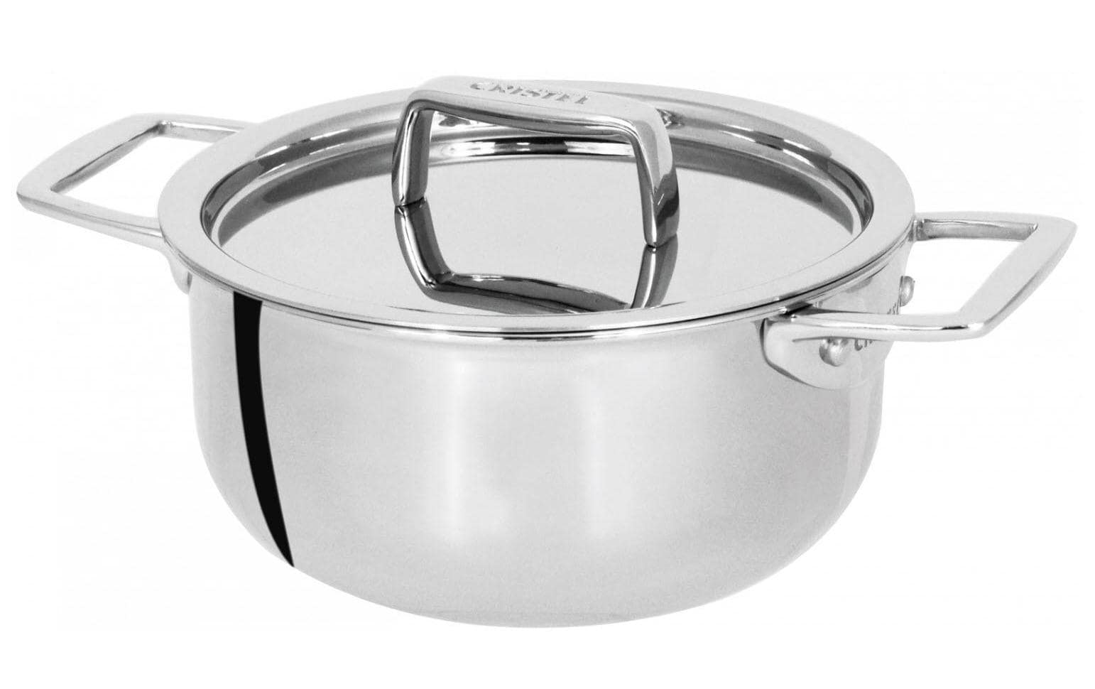 Kochtopf Mini Castel'Pro 12 cmMini-Fleischtopf aus Edelstahl