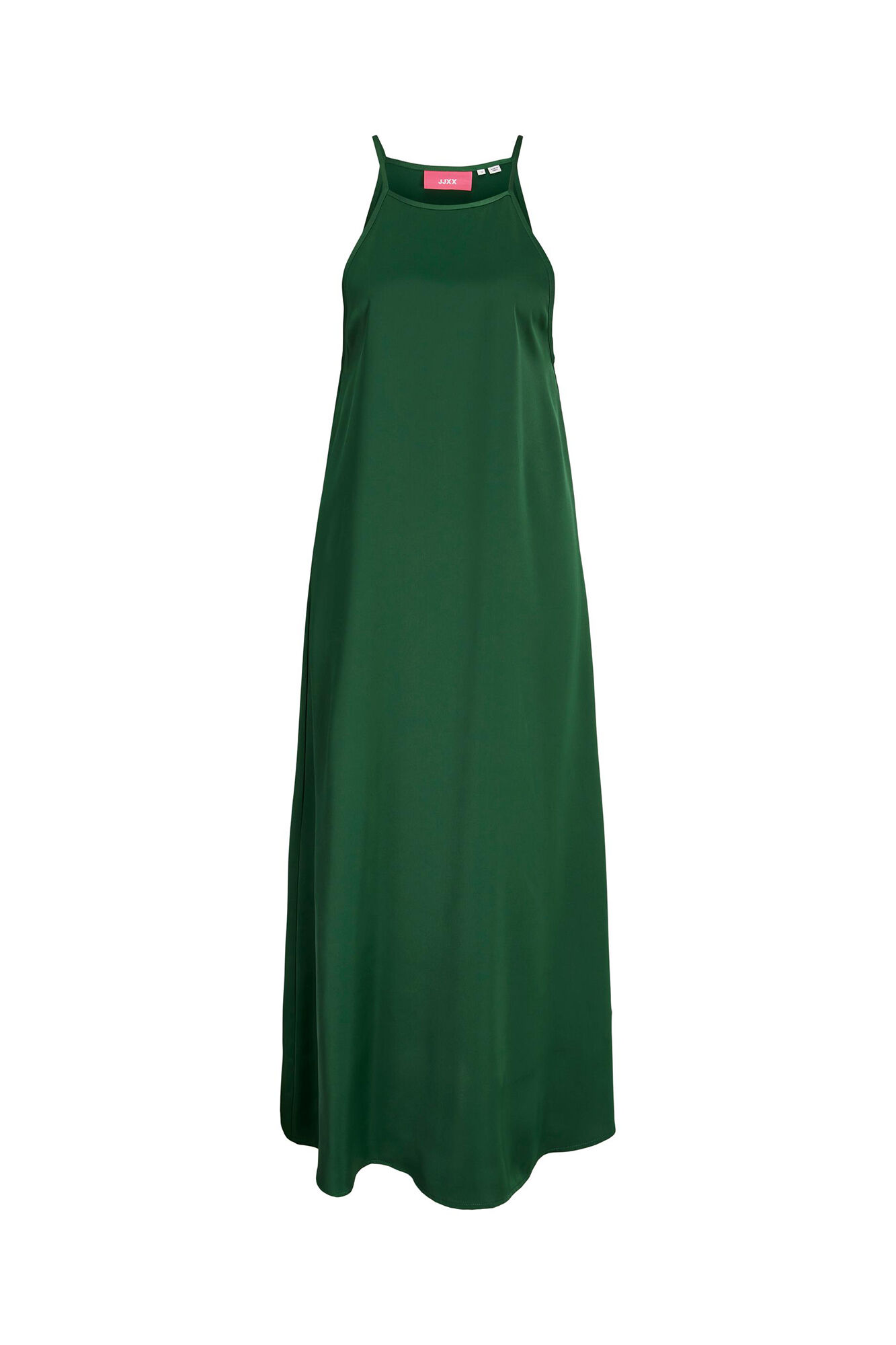 Vestido longo com decote halter
