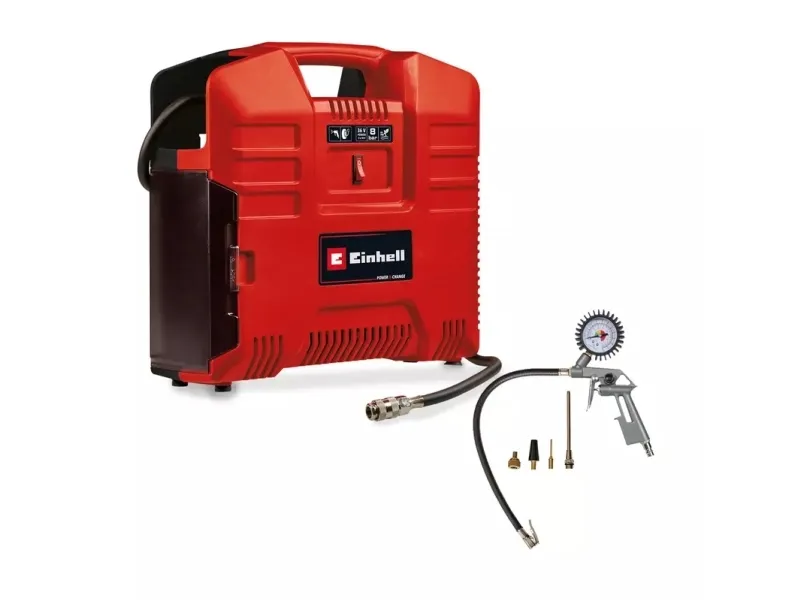 Einhell Einhell TE-AC 36/8 Li OF Set transportabel akku-kompressor 2x18 volt u/batteri og lader - SOLO