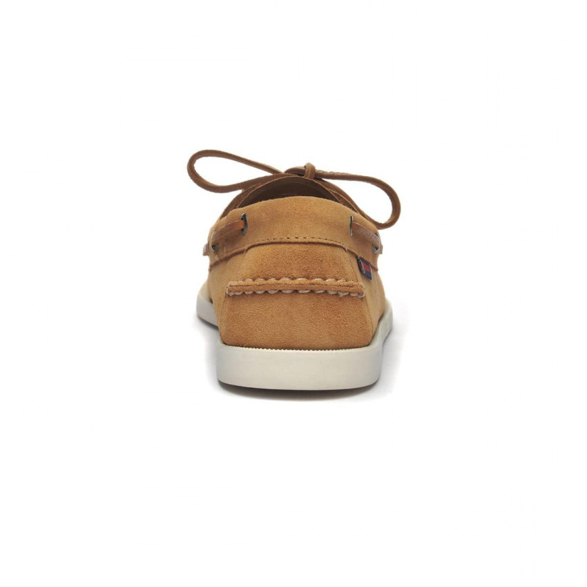 DOCKSIDES PORTLAND FLESH OUT Brown Cognac-Chaussures bateau pour Homme en suède Portland