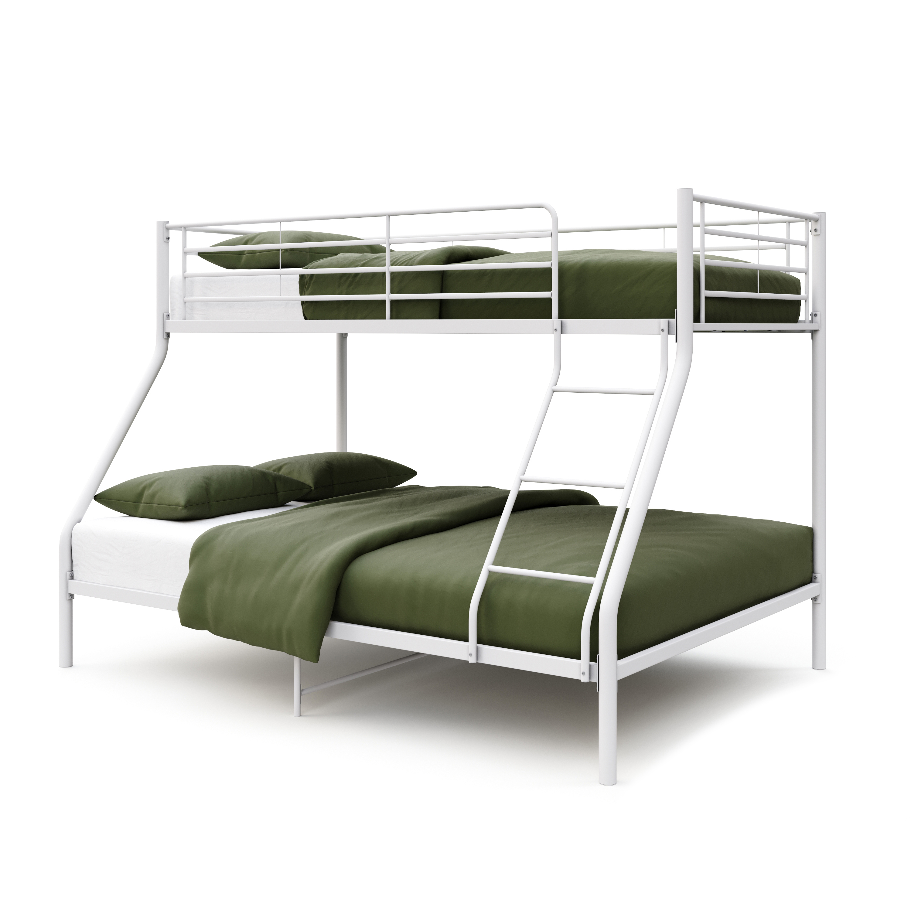 Etagenbett LUANA mit 3 Liegeflächen weiss