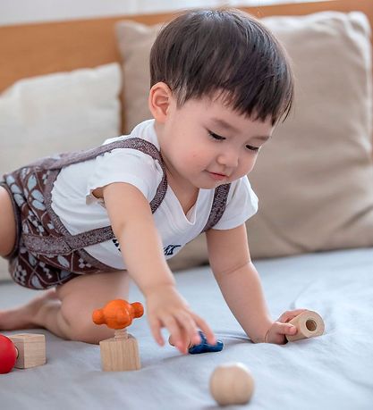 PlanToys Holzspielzeug - Bolzen und Muttern - Holz
