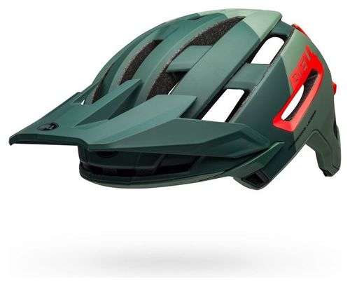 Casque avec Mentonnière Amovible BELL Super Air R Mips Vert Rouge