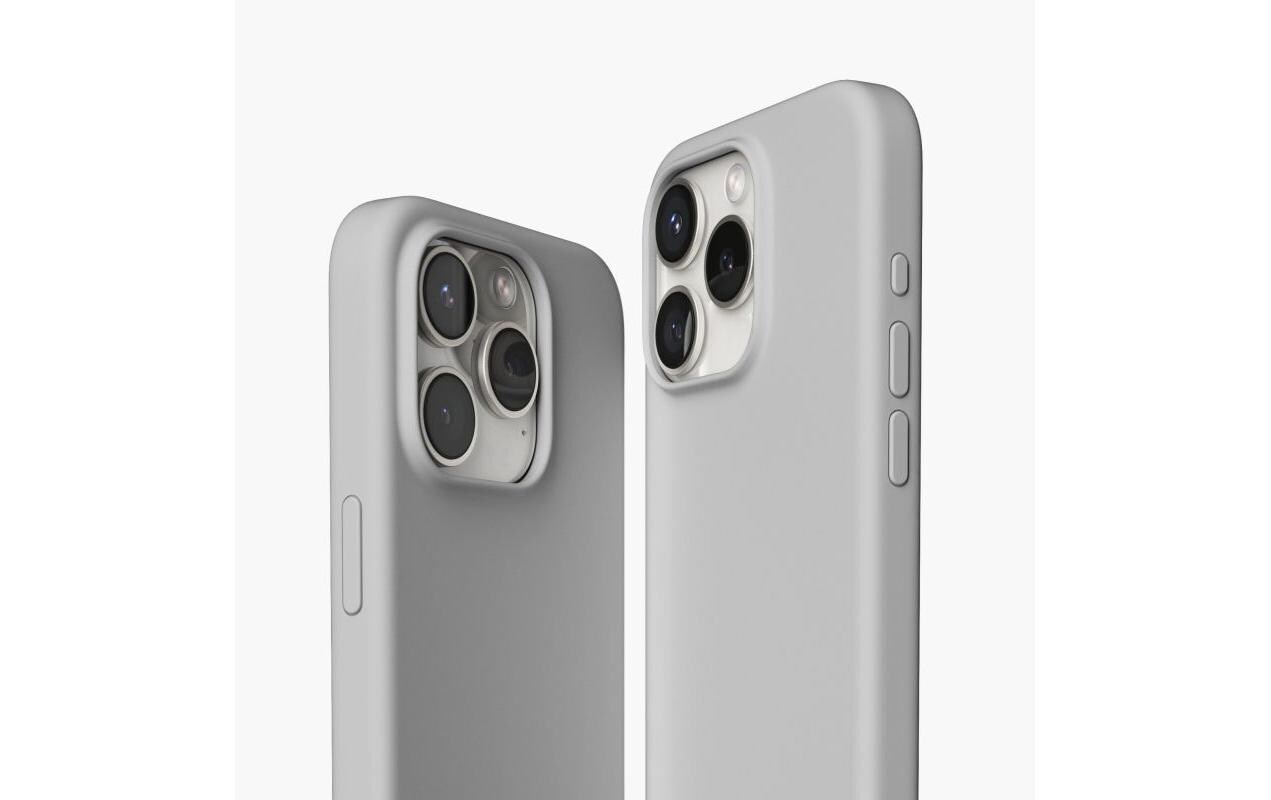 Back Cover Eco Silicone iPhone 15 Pro Max Light GraySilicone Backcover für das Apple iPhone 15 Pro Max
