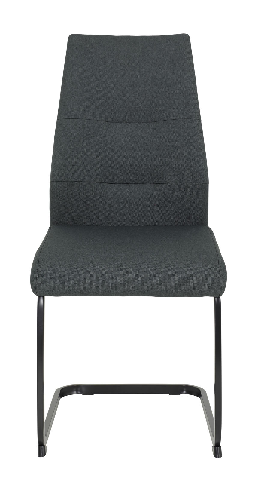 Stuhl RIA 2er-Set mit Ziernähten anthrazit 59 x 43 x 93 cm