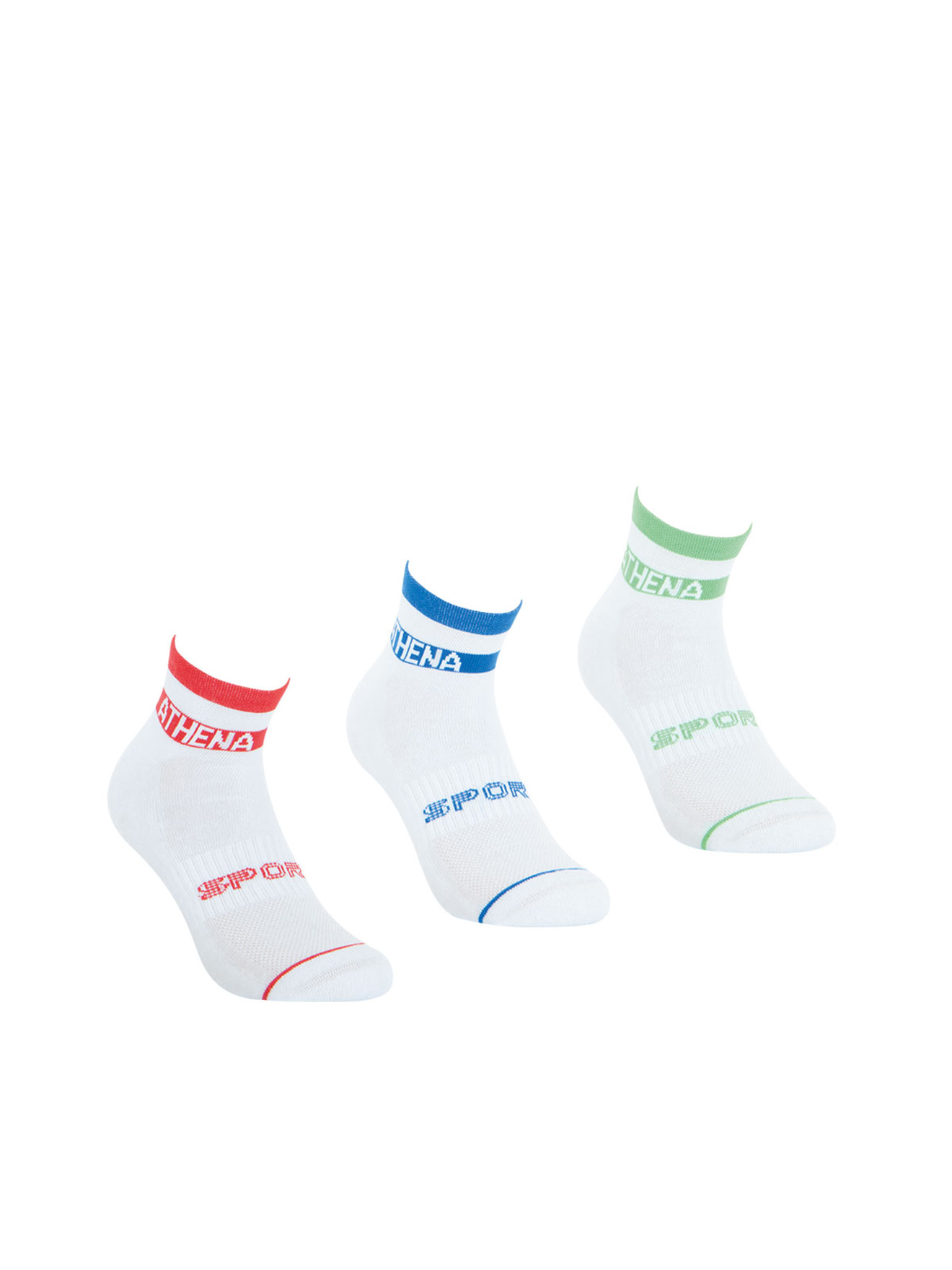 Lot de 3 paires de mi-chaussettes