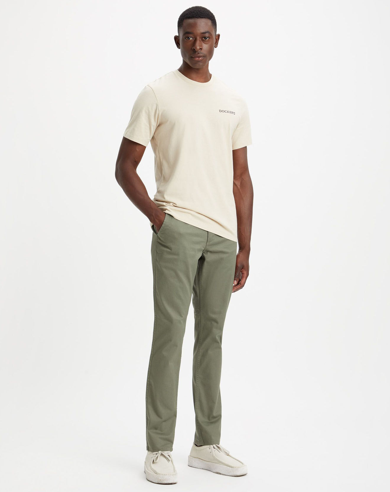Dockers Pantalon Alpha Original Skinny kaki