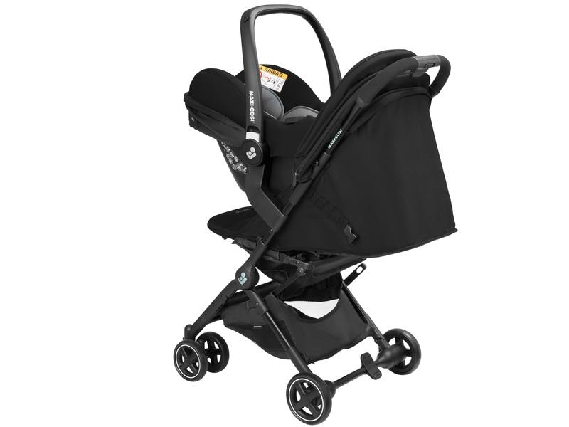 MAXI-COSI Buggy Lara2 Schwarz Kinderwagen für enge Räume und grosse Abenteuer