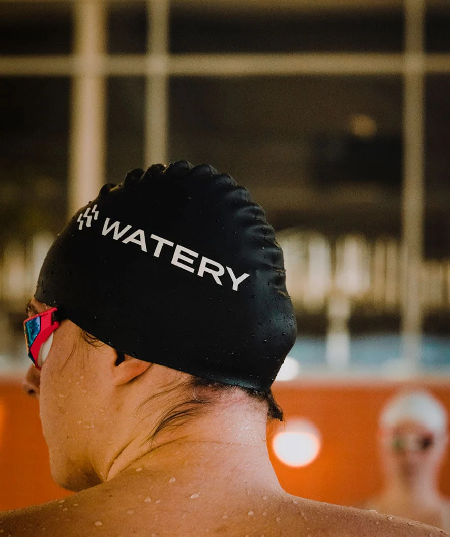 Watery badehætte (fra 10 år) - Signature - Bordeaux