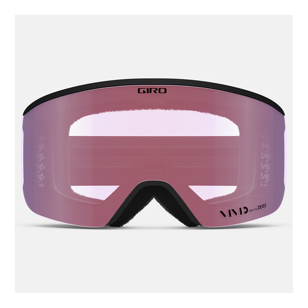 Giro ELLA - Masque ski + écran supplémentaire vivid infrared Femme black/white lux/vivid copper