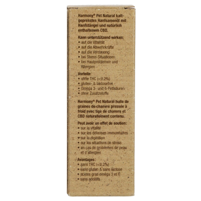 Harmony Pet Natural Hemp-Oil 3% 10ml