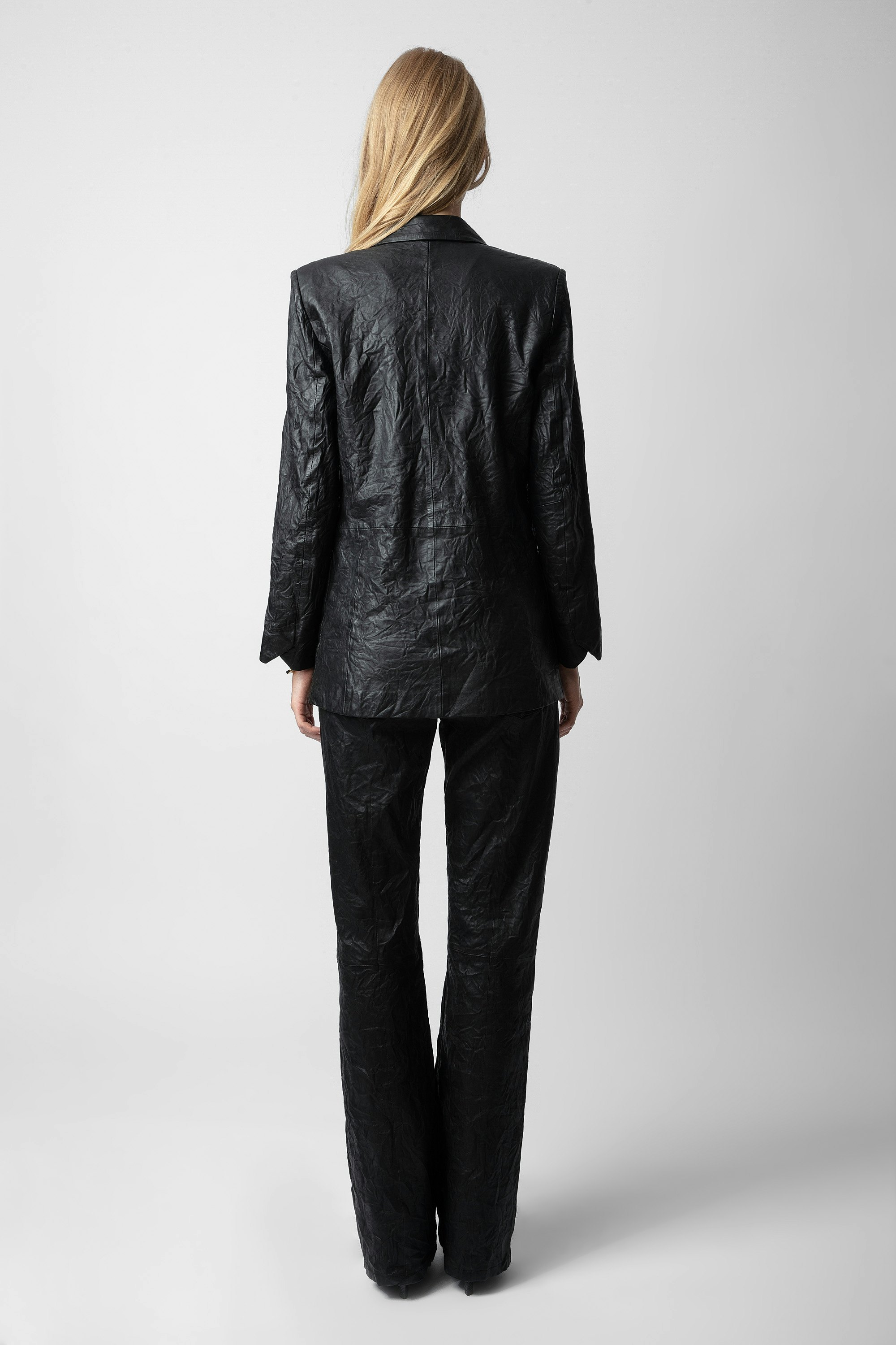 Veste Visko Cuir Froissé