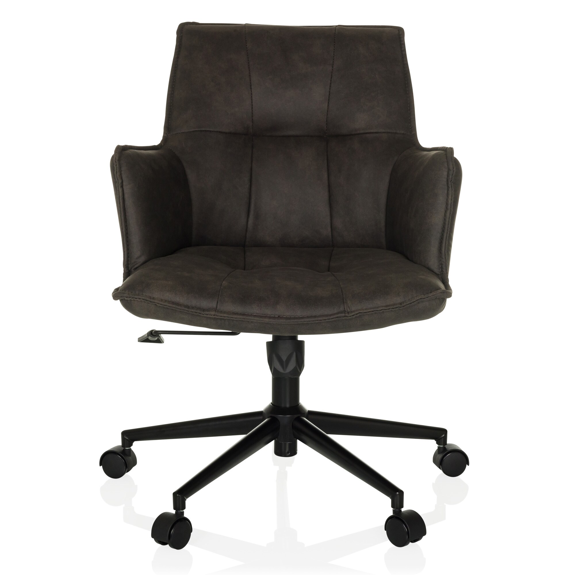 Home Office Bürostuhl SOLAO LIFE Stoff mit Armlehnen hjh LIVING