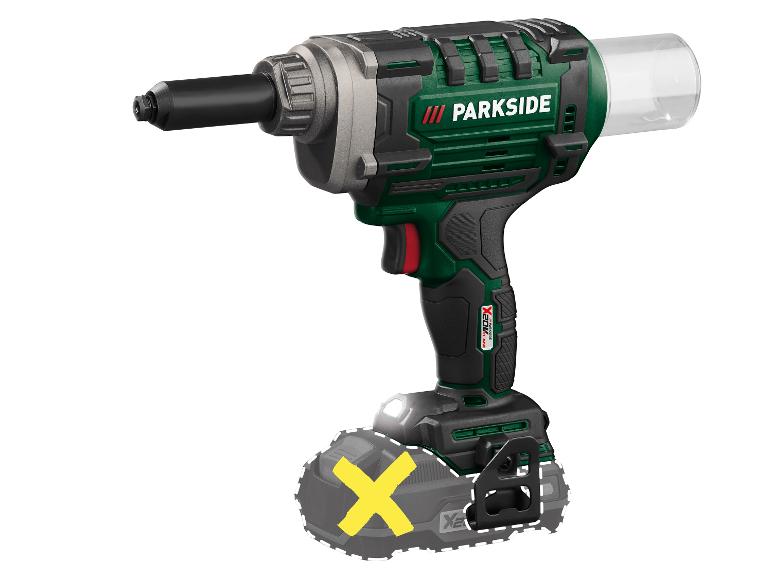 Accu-gereedschap voor popnagels 20 V zonder accu en lader