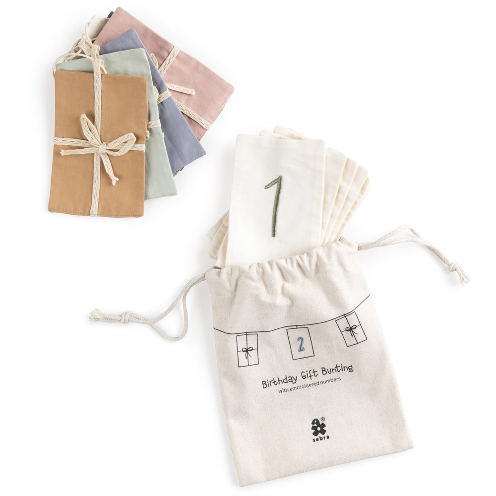 Køb Sebra Birthday Bunting Gifts Numbers
