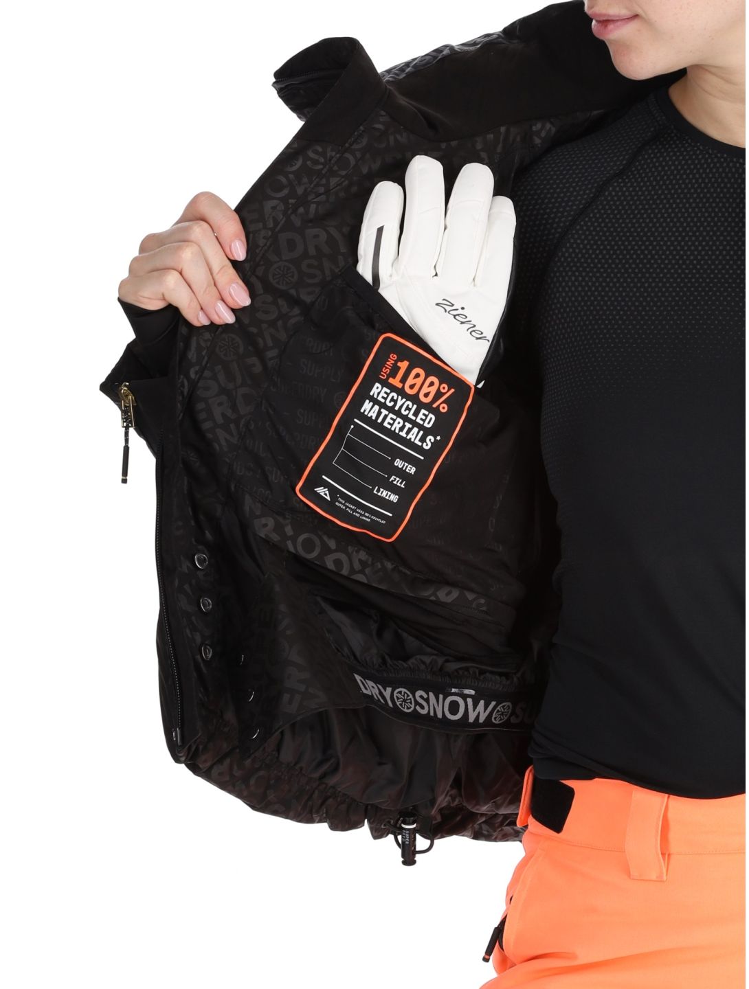 Ski Slalom Puffer ski-jas dames