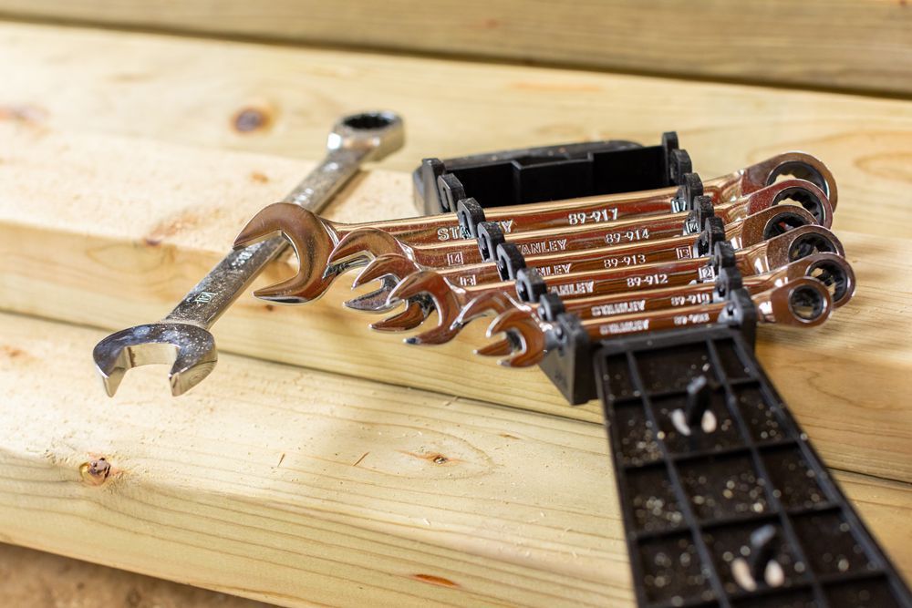 Stanley STMT82846-0 Rinsteeksleutelset met ratelring 7-delig