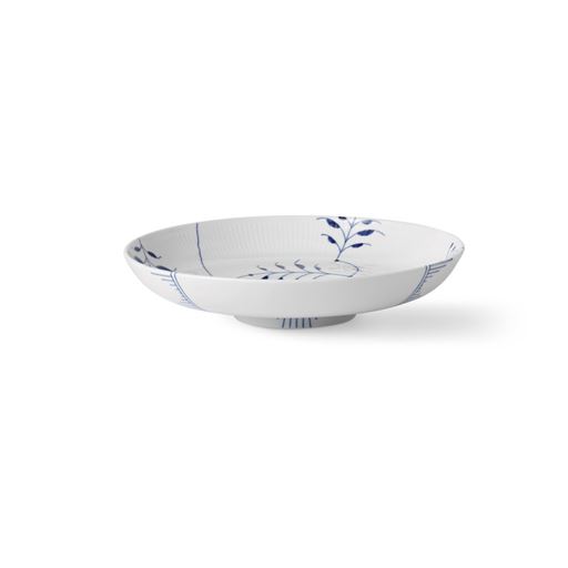 Royal Copenhagen Blå Mega Riflet Rundt Fad, Ø34 cm