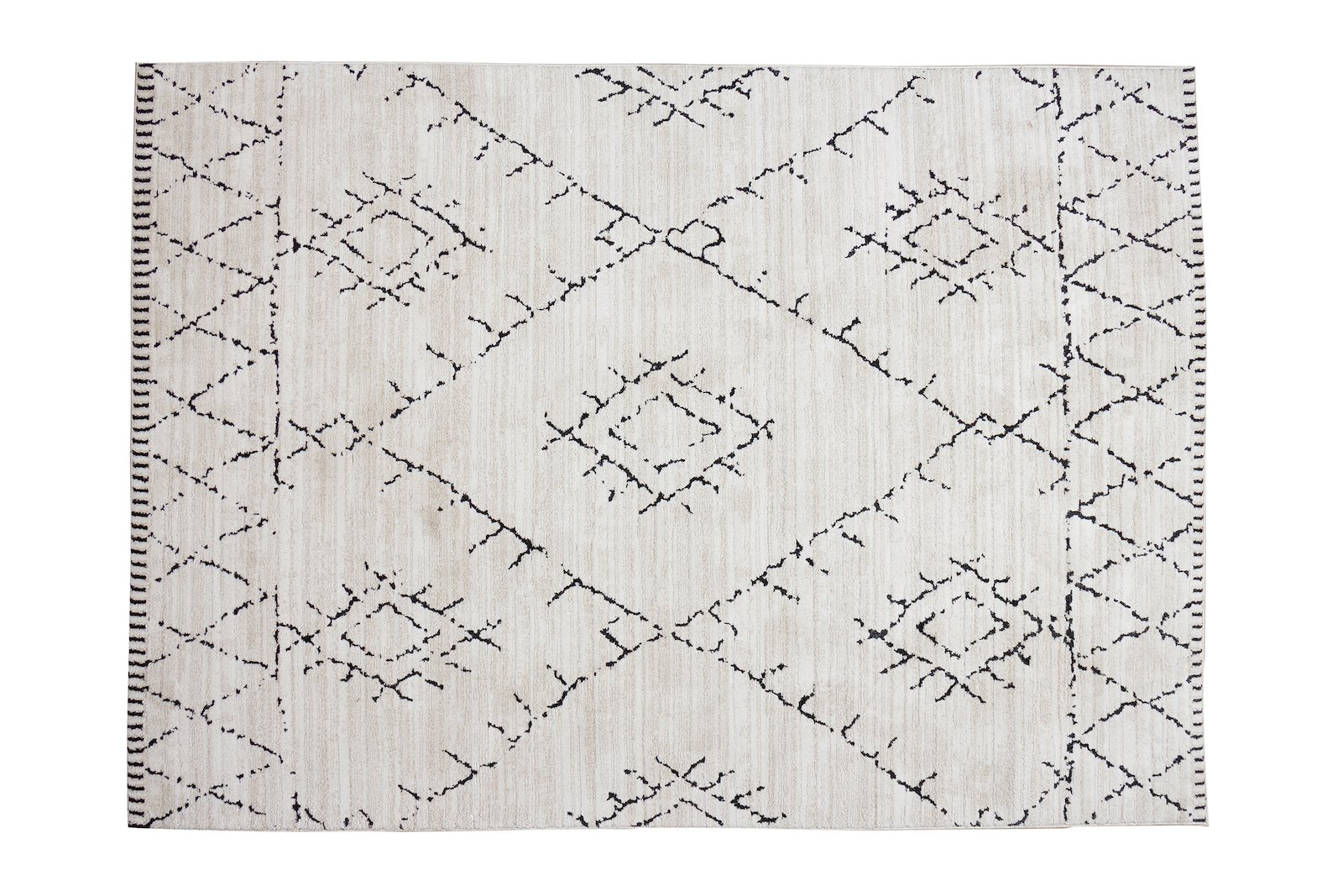 Taz gulvteppe 160x230 Offwhite med mønster 160x230cm