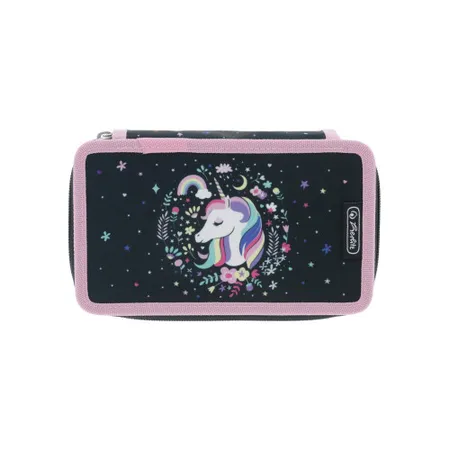 Herlitz Doppel Etui Unicorn, 23-teilig