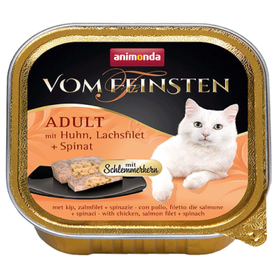 animonda Vom Feinsten Schlemmerkern Adult Huhn, Lachs & Spinat 100g