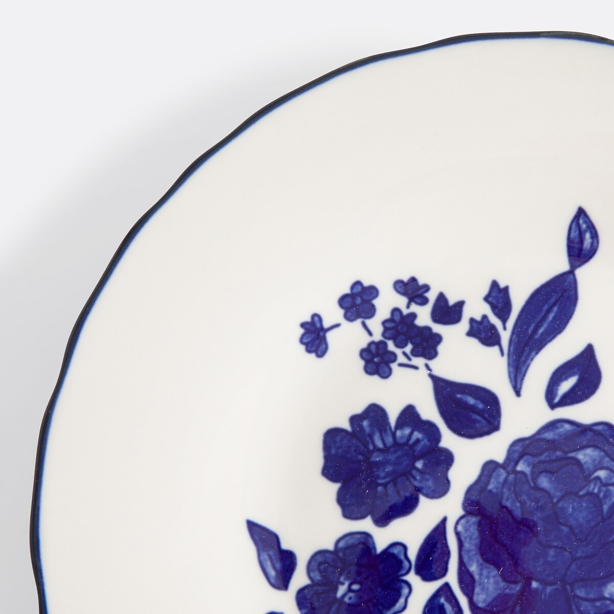 LA REDOUTE INTERIEURS<br>Conjunto de 4 pratos de sobremesa em porcelana, Lysor