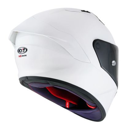 Casque KYT NZ-RACE PLAIN - Blanc / Noir