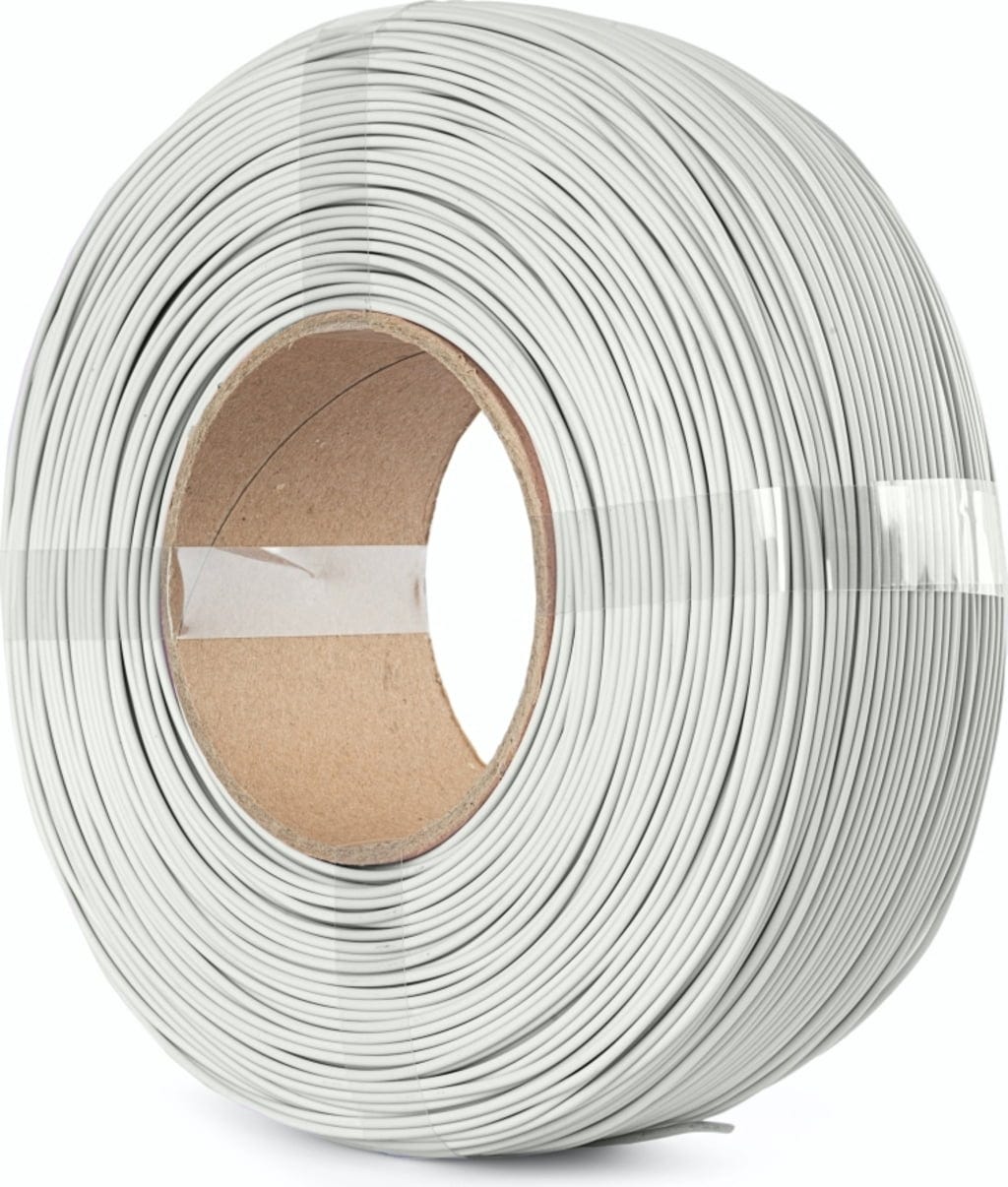 Spectrum  ReFill PET-G Premium Light Grey, 1,75 mm / 1000 g    Refill Filament mit hoher Transparenz & Temperaturbeständigkeit in Light Grey