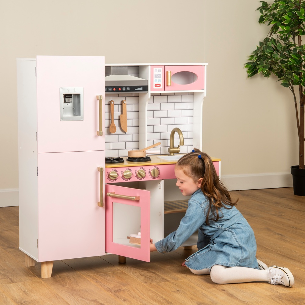Küchenecke Deluxe Rosa Holzküche