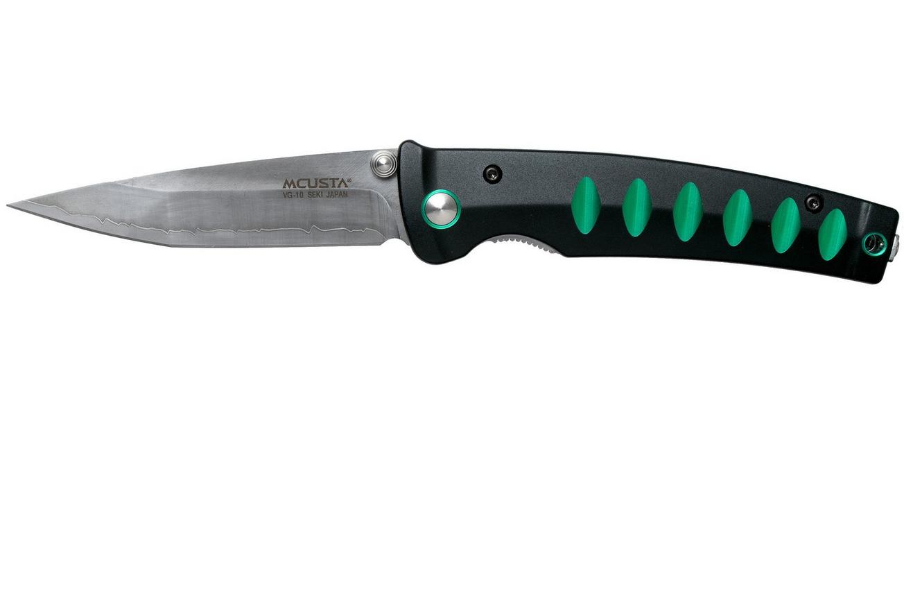 Mcusta MC-0044C Katana, zwart/groen, herenmes