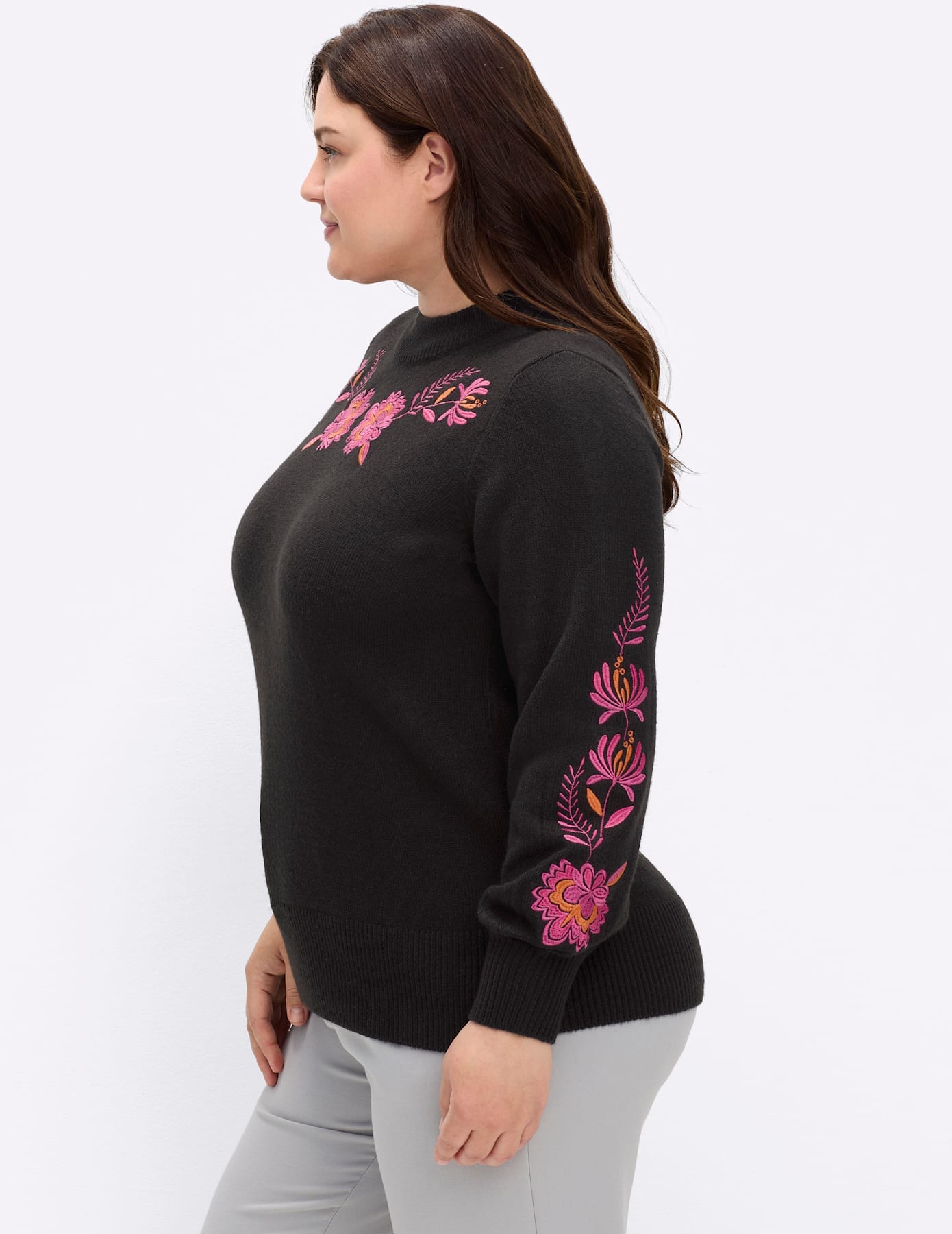 sheego by Joe Browns Stehkragenpullover »Pullover«
