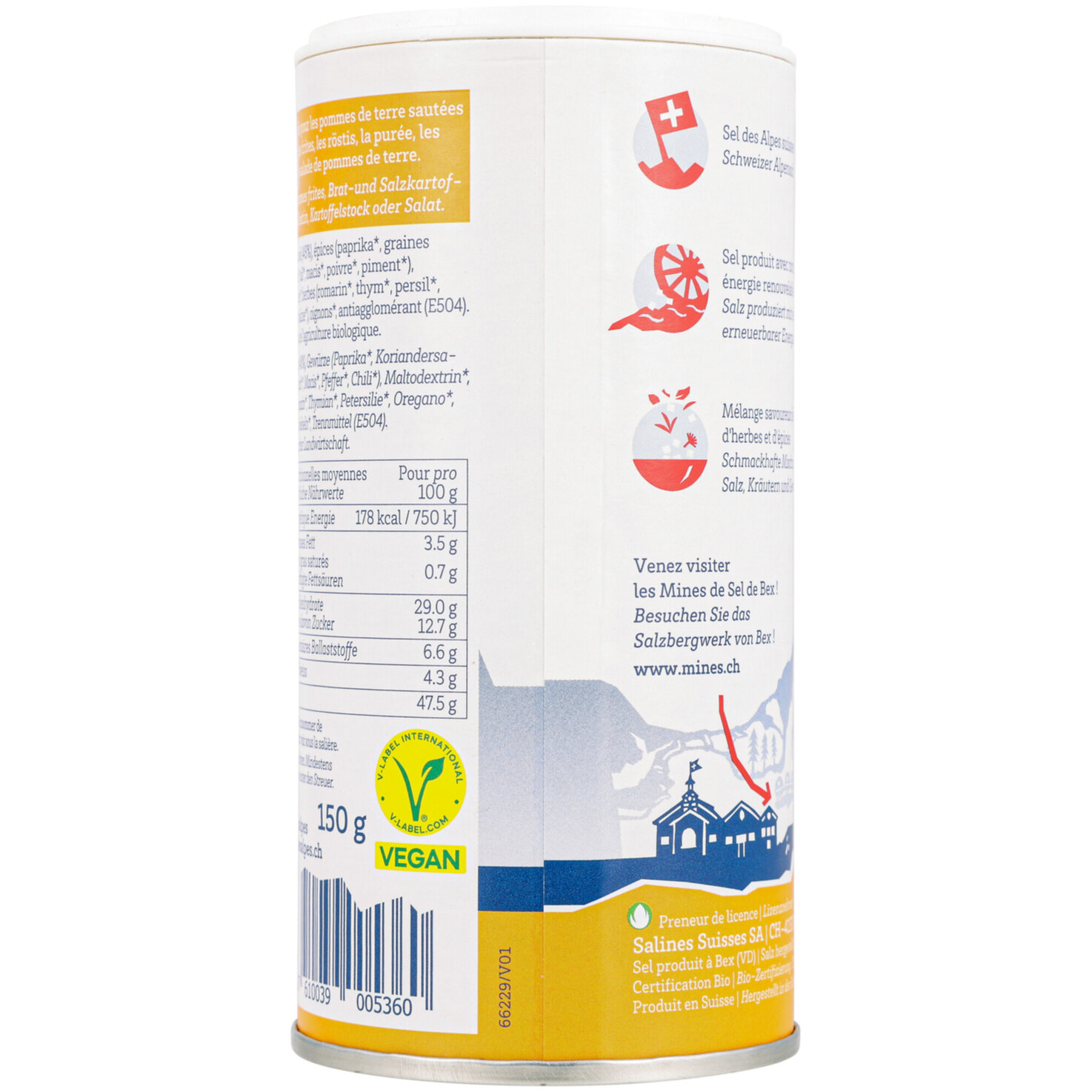 Sel des Alpes Bio Würzmischung für Kartoffel