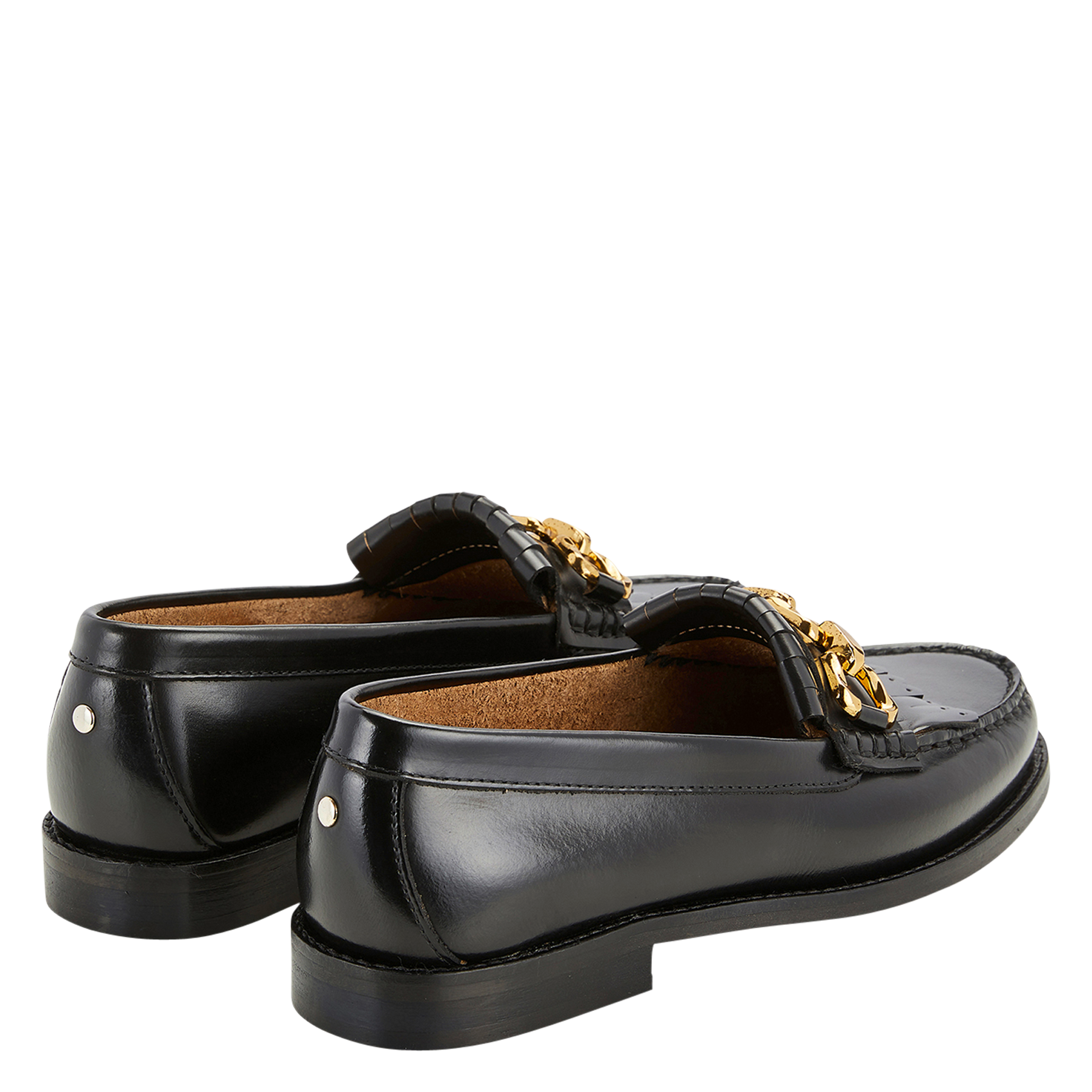 PAULE - Mocassins en cuir | Noir