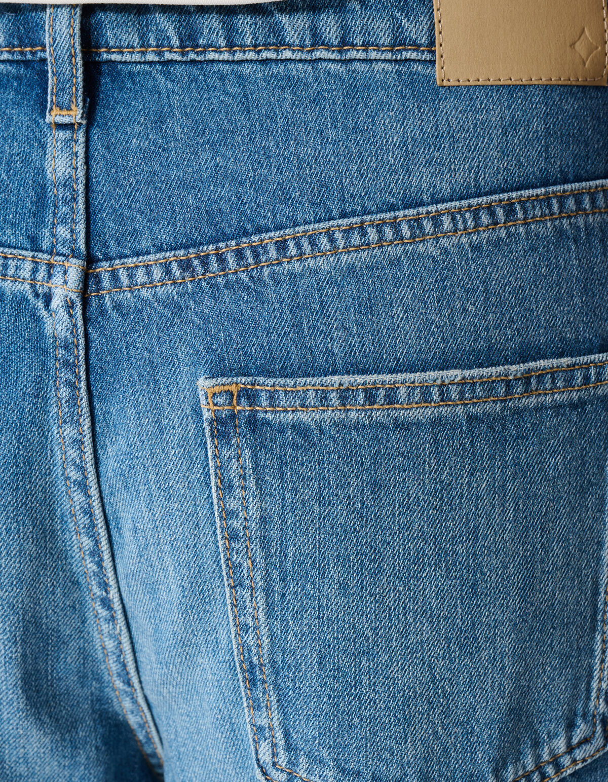 Barrel Fit Jeans Donkerblauw