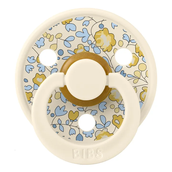 Bibs Tétines en caoutchouc naturel Bibs x Liberty - Set de 2 | Sauge