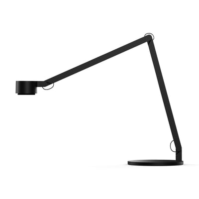Tischleuchte w227 b Winkel alu, Schwarz