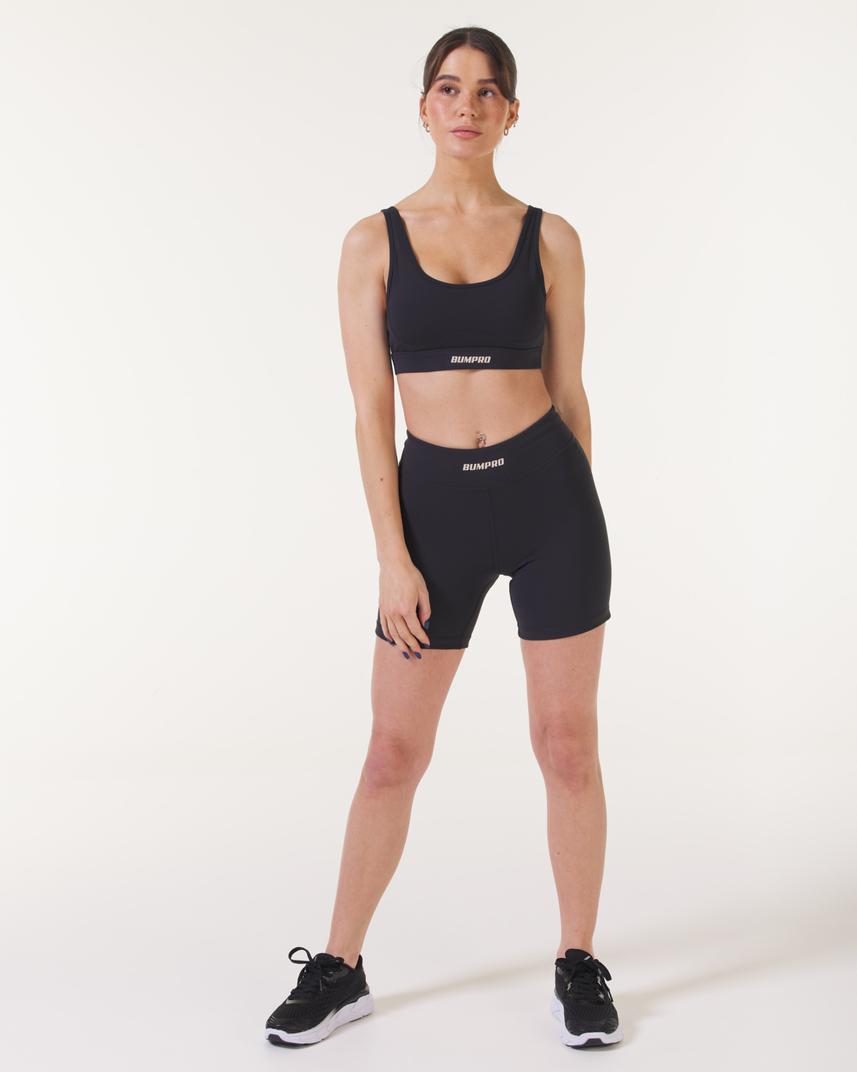 Bumpro Future Court Sports Bra Black