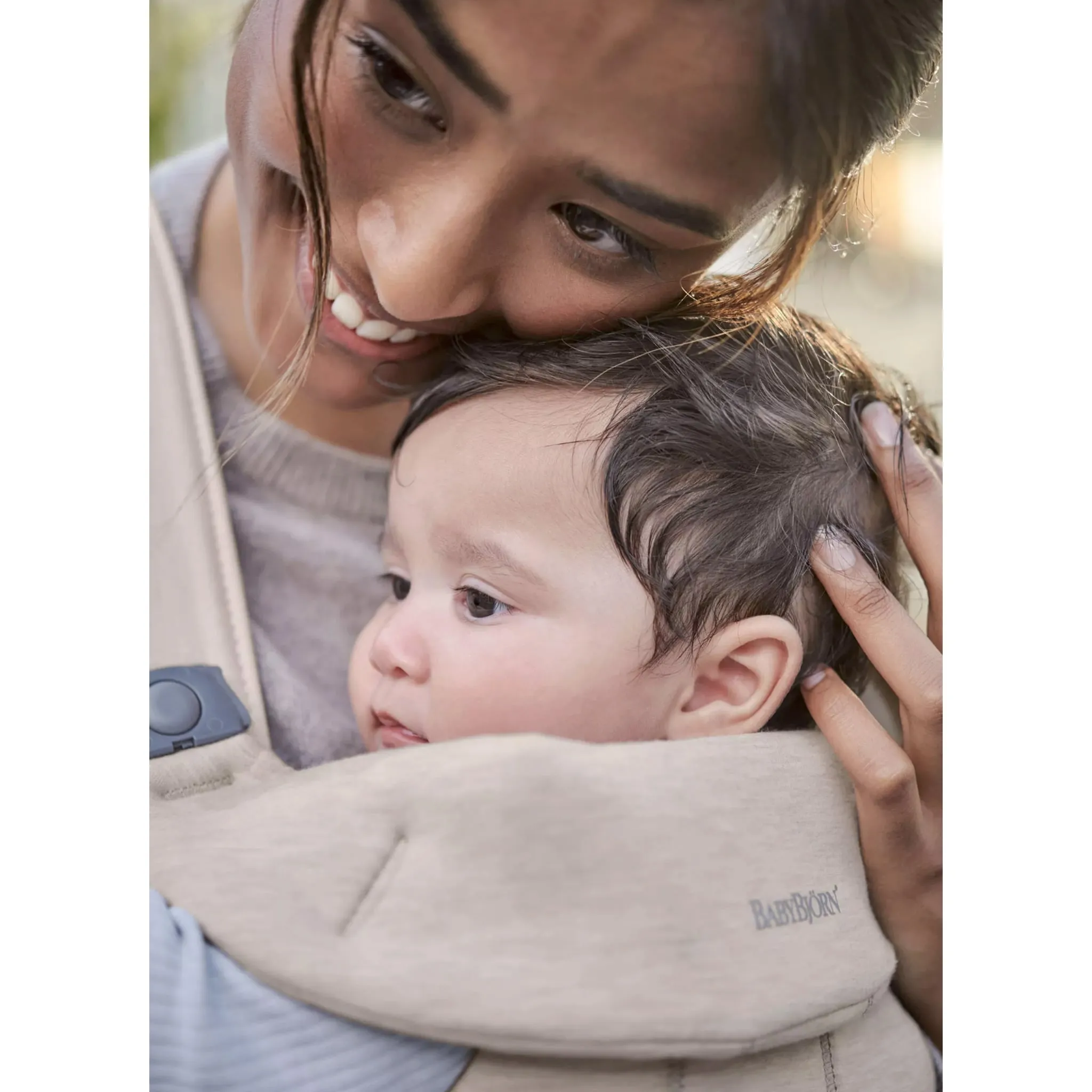 Babybjorn Porte-Bébé Mini 3D Jersey - Beige