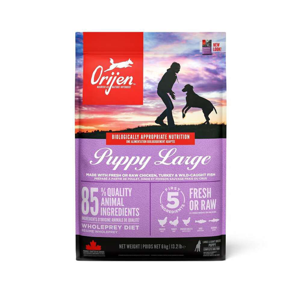 Orijen Puppy Large Breed Whole Prey - Hondenvoer - 6 Kilogram - kip