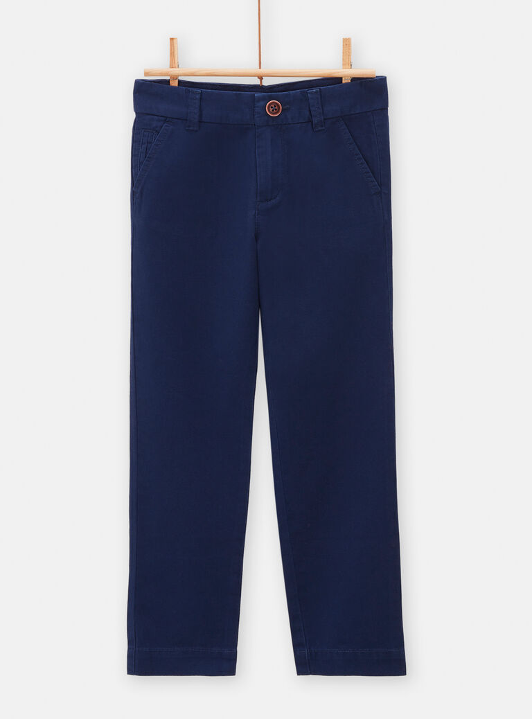 Pantalon bleu uni pour garçon