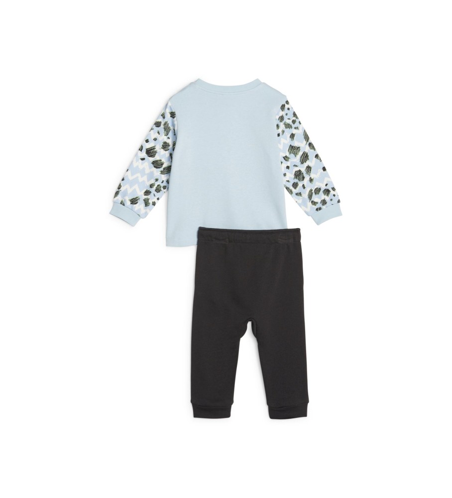 Conjunto de treino Puma Essential Mix Match azul