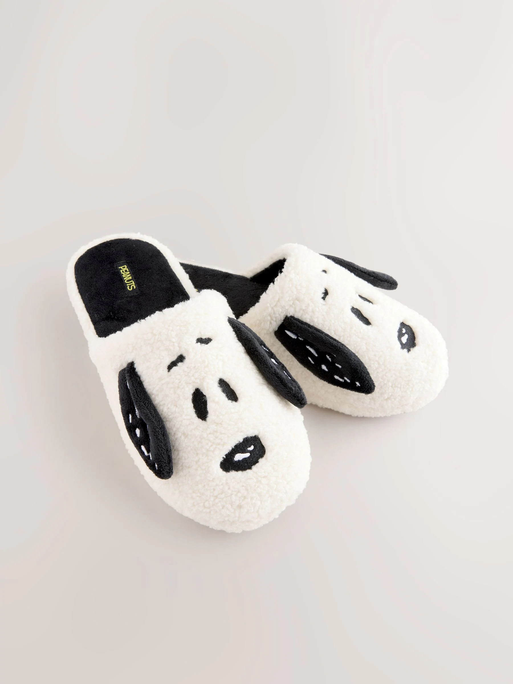 Crème - Snoopy Mule Slippers