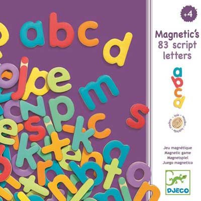 83 Magnetic Script Letters